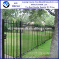 Anping Powder Coated decorative used wrought iron fencing/cheap house fence and gates
